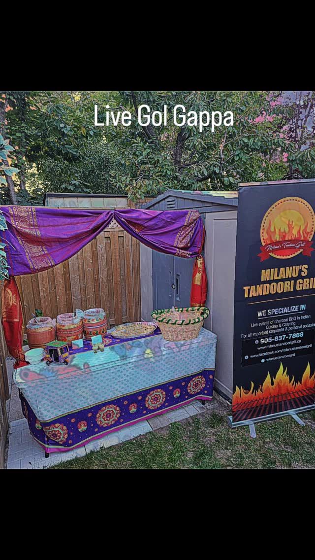 💥 Pani Puri Party Mode: ON! 
LIVE Gol Gappas flying your way – crunchy, tangy, and straight-up heavenly 😋✨ Catch them while they’re served fresh & fun! 🎉

#GolGappaVibes #FoodieFun #SnackAttack #MilanuTandooriGrill #CrispyCravings #TangyTreats #LiveCateringMagic
#GTACatering 
#durhamregioneats 
#pickeringfoodies 
#DurhamFoodies